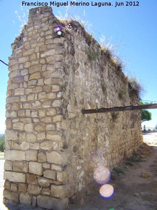 Puerta de Santa Mara - Puerta de Santa Mara. Jamba y parte intramuros