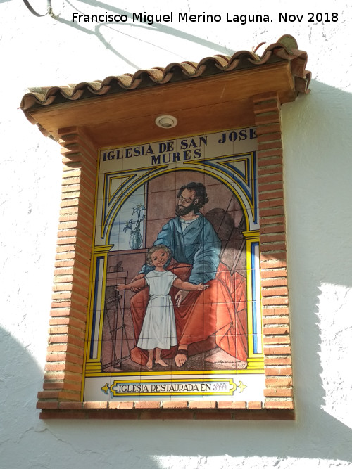 Iglesia de San Jos - Iglesia de San Jos. Azulejos de San Jos