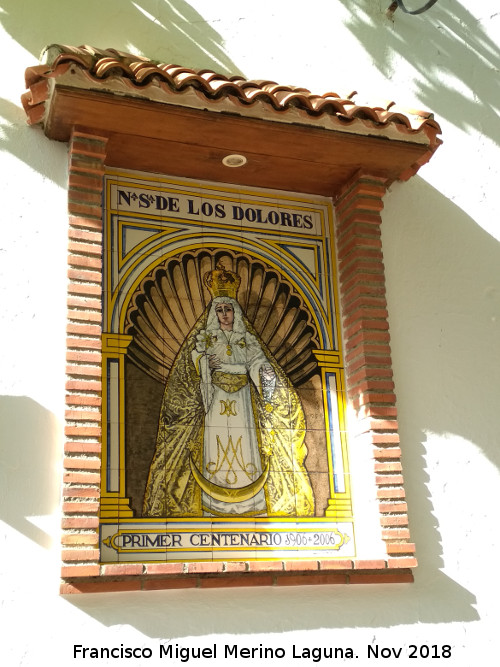 Iglesia de San Jos - Iglesia de San Jos. Azulejos de la Virgen de los Dolores