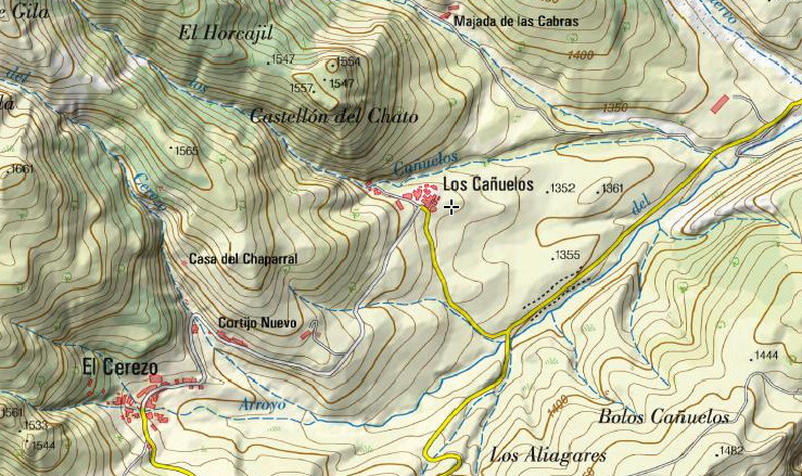 Aldea Los Cauelos - Aldea Los Cauelos. Mapa