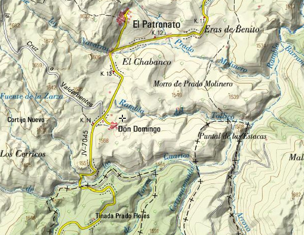 Aldea Don Domingo - Aldea Don Domingo. Mapa