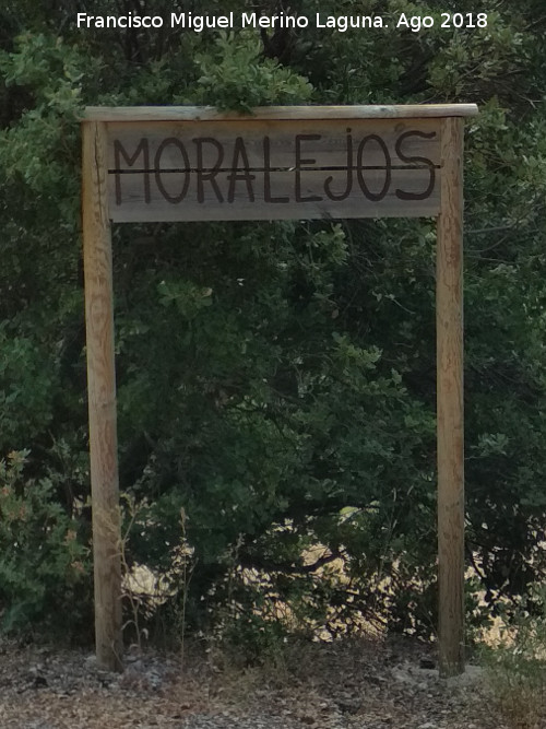 Aldea Moralejos de Arriba - Aldea Moralejos de Arriba. Cartel
