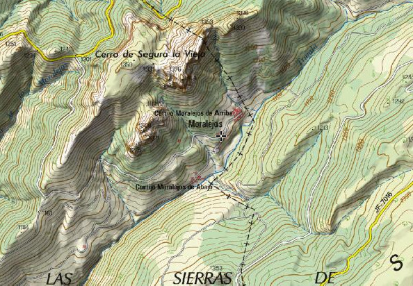 Aldea Moralejos de Arriba - Aldea Moralejos de Arriba. Mapa