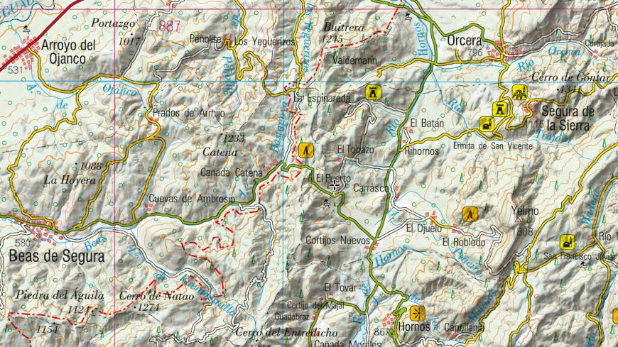 Aldea El Puerto - Aldea El Puerto. Mapa