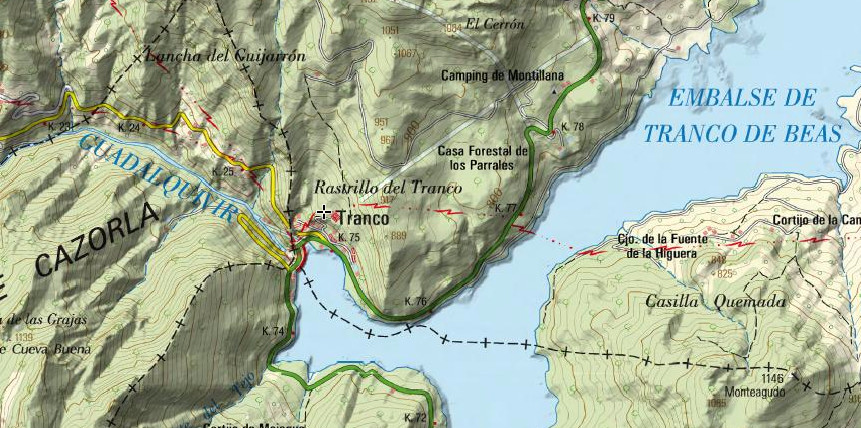 Aldea Tranco - Aldea Tranco. Mapa