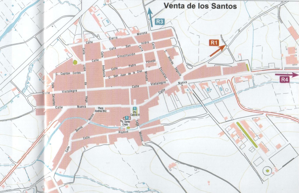 Venta de los Santos - Venta de los Santos. Plano