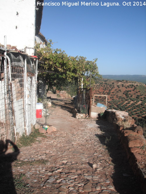 Casas Cueva de la Calle Pastores - Casas Cueva de la Calle Pastores. Empedrado