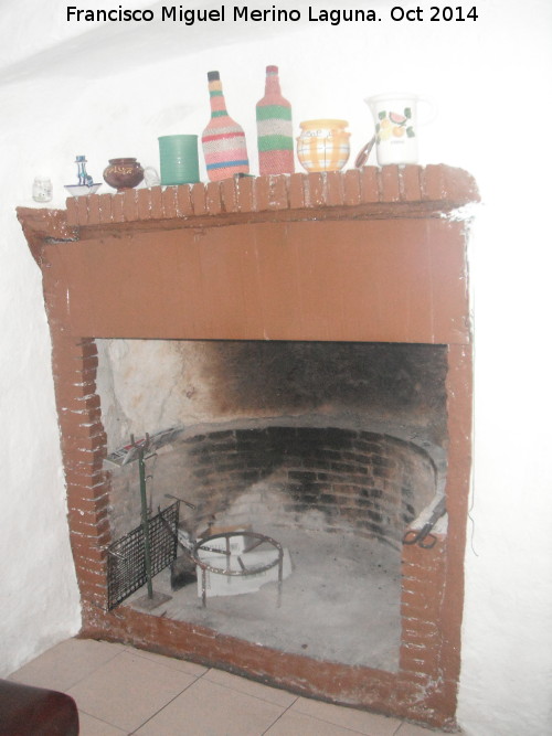 Casas Cueva de la Calle Pastores - Casas Cueva de la Calle Pastores. Chimenea de casa cueva