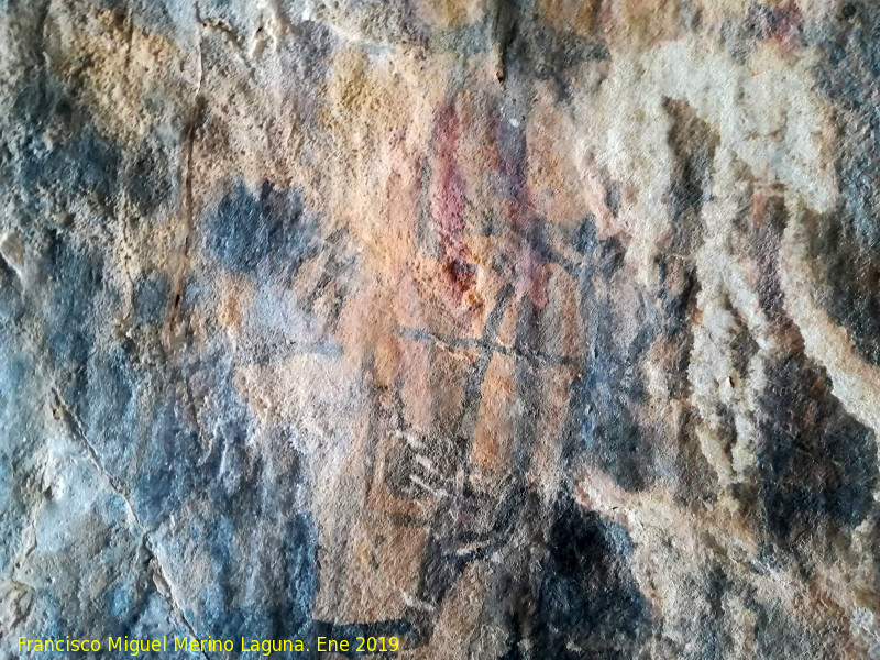 Pinturas rupestres de la Cueva del Plato grupo III - Pinturas rupestres de la Cueva del Plato grupo III. 