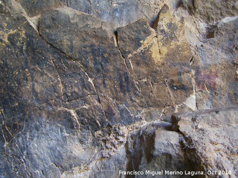 Pinturas rupestres de la Cueva del Plato grupo IV - Pinturas rupestres de la Cueva del Plato grupo IV. 