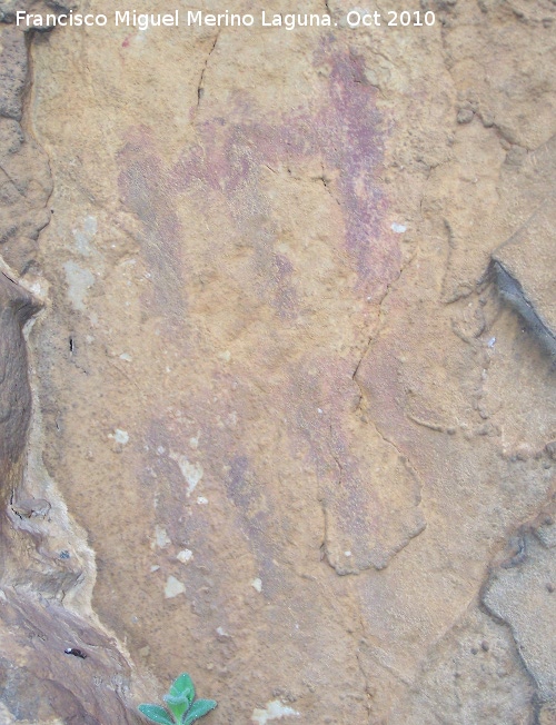 Pinturas rupestres del Abrigo Debajo del Plato - Pinturas rupestres del Abrigo Debajo del Plato. 