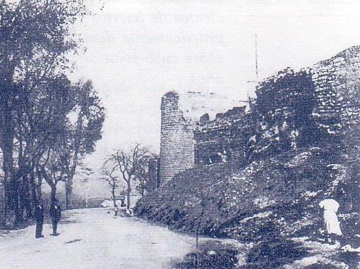Muralla de Jan. Lienzo desaparecido Carretera de Crdoba - Muralla de Jan. Lienzo desaparecido Carretera de Crdoba. 1920
