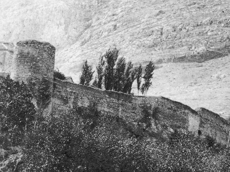 Muralla de Jan. Lienzo desaparecido Carretera de Crdoba - Muralla de Jan. Lienzo desaparecido Carretera de Crdoba. 1862