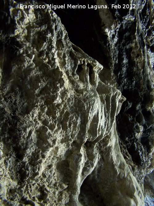 Cueva Negra - Cueva Negra. Formacin rosoca caliza por efecto del agua