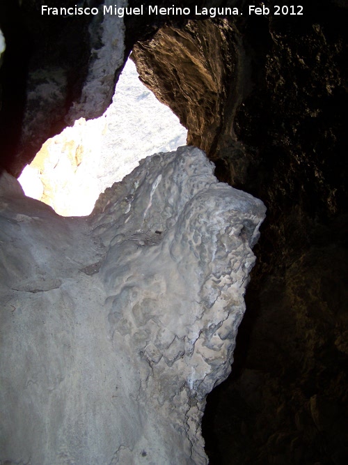 Cueva Negra - Cueva Negra. Formacin rocosa en una de sus paredes