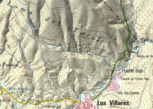Arroyo de los Puercos - Arroyo de los Puercos. Mapa
