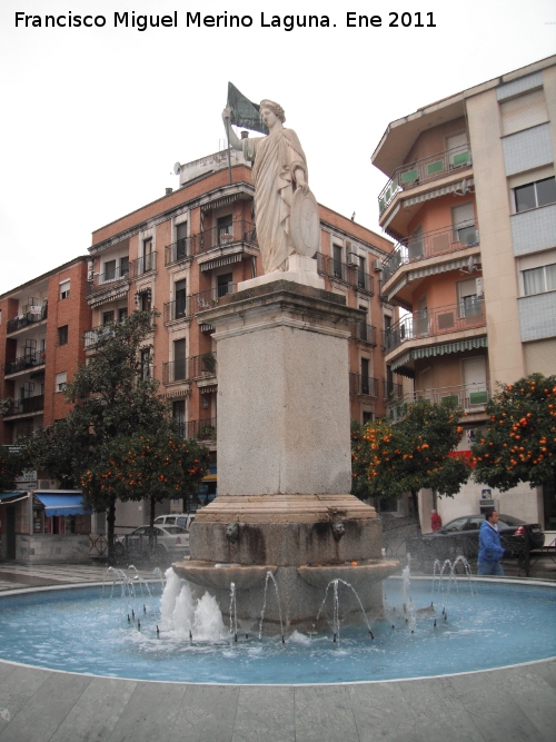 Plaza General Castaos - Plaza General Castaos. Diosa romana Iberia