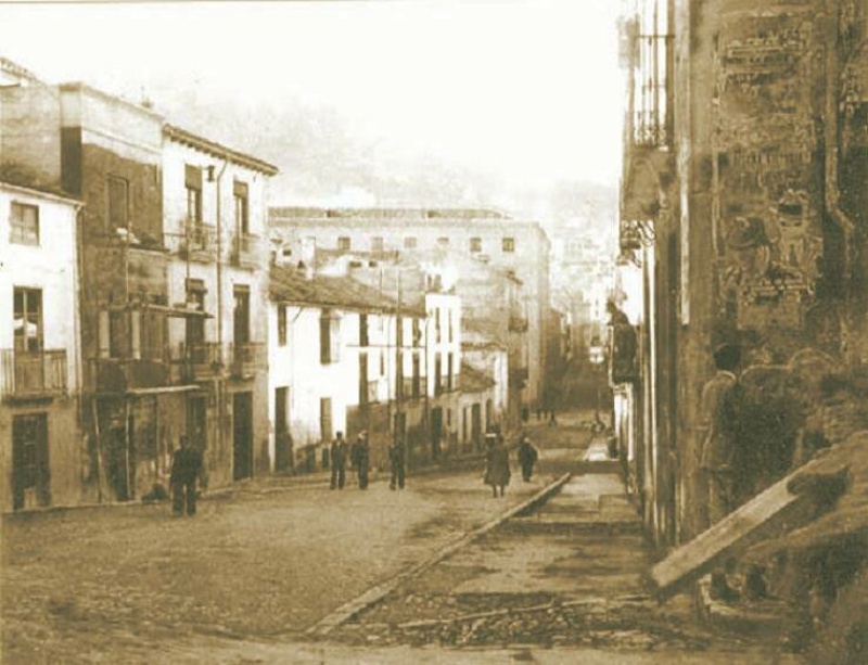 Calle Rastro - Calle Rastro. Foto antigua