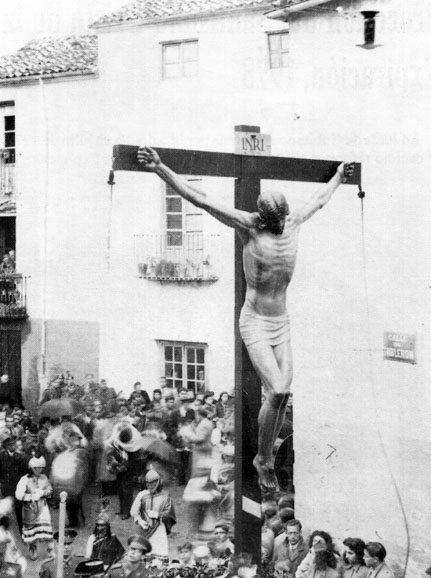 Calle Tablern - Calle Tablern. Procesin del Cristo de la Buena Muerte 1948