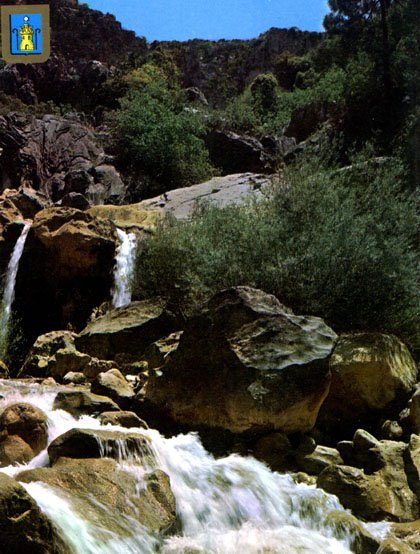 Cascada del Rio Amarillo - Cascada del Rio Amarillo. Foto antigua