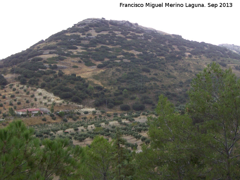 Cerro del Mortero - Cerro del Mortero. Vertiente oeste