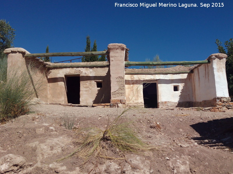 Oppidum del Cerro de la Cruz - Oppidum del Cerro de la Cruz. Casas iberas reconstruidas