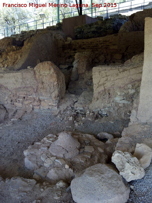 Oppidum del Cerro de la Cruz - Oppidum del Cerro de la Cruz. Zona de trabajo