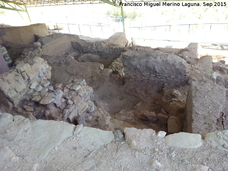 Oppidum del Cerro de la Cruz - Oppidum del Cerro de la Cruz. Vivienda