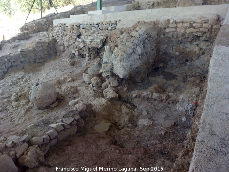 Oppidum del Cerro de la Cruz - Oppidum del Cerro de la Cruz. Vivienda