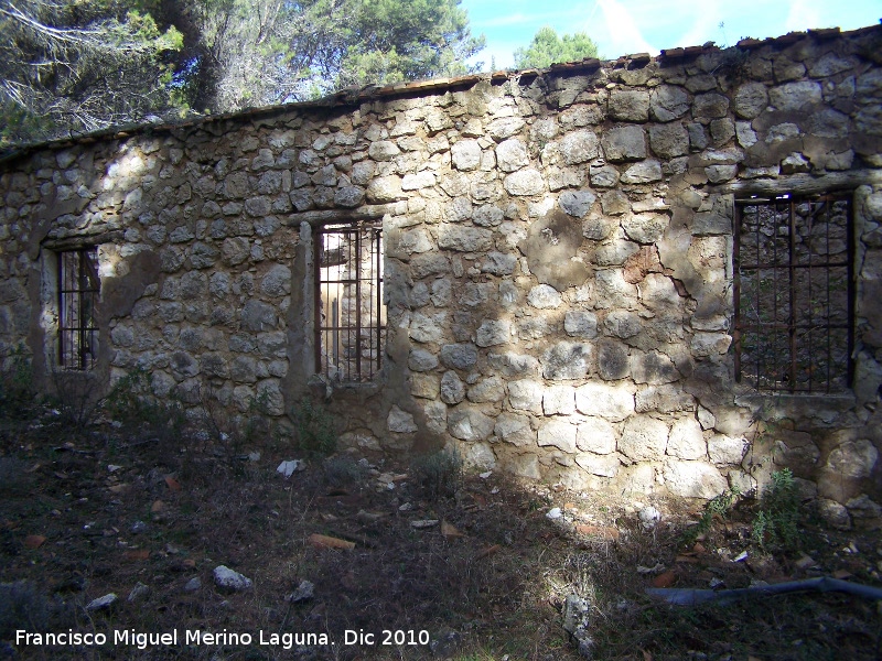 Casa forestal de la Hoya del Cao - Casa forestal de la Hoya del Cao. Parte trasera