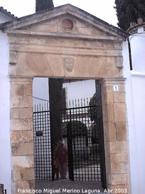 Convento Madre de Dios - Convento Madre de Dios. Puerta del claustro