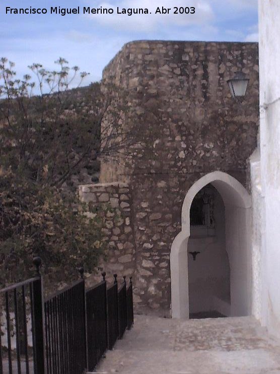 Muralla de Baena. Puerta de la Consolacin - Muralla de Baena. Puerta de la Consolacin. Puerta en recodo vista desde Intramuros