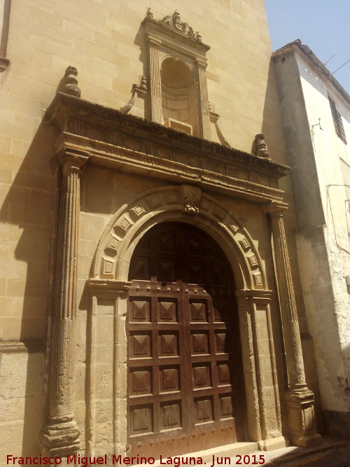 Convento de San Andrs - Convento de San Andrs. Portada