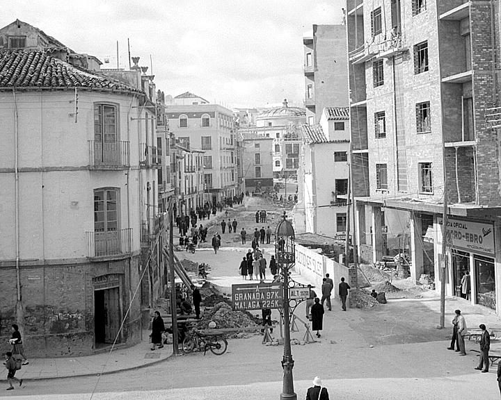 Calle Virgen de la Capilla - Calle Virgen de la Capilla. Foto antigua