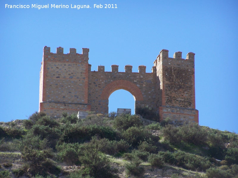 Castillo de Tabernas - Castillo de Tabernas. Puerta de acceso