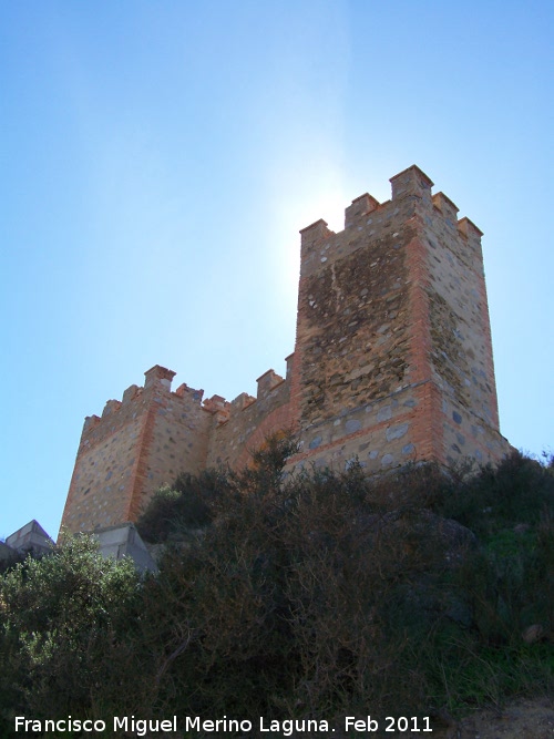 Castillo de Tabernas - Castillo de Tabernas. Puerta de acceso