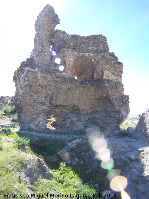 Castillo de Tabernas - Castillo de Tabernas. Torren circular