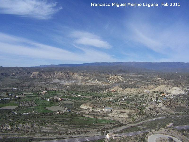 Castillo de Tabernas - Castillo de Tabernas. Vistas