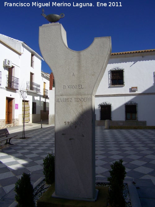 Monumento a D. Manuel lvarez Tendero - Monumento a D. Manuel lvarez Tendero. 