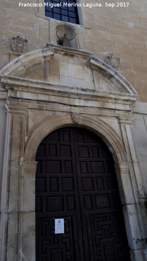 Iglesia conventual Ntra. Sra. de Gracia - Iglesia conventual Ntra. Sra. de Gracia. Portada