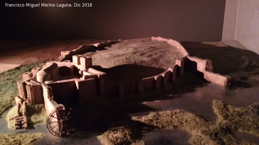 Calatrava la Vieja - Calatrava la Vieja. Maqueta. Museo Comarcal de Daimiel