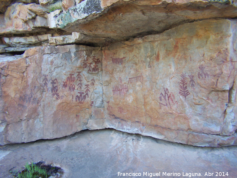 Pinturas rupestres de la Pea Escrita - Pinturas rupestres de la Pea Escrita. 