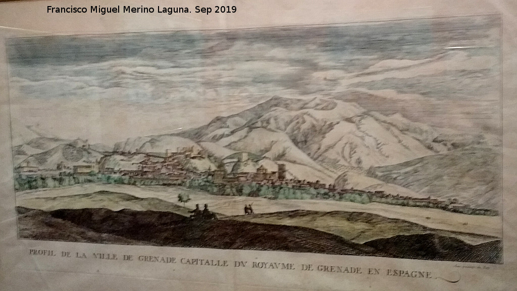 Historia de Granada - Historia de Granada. Grabado de Joris Hoefnagel 1563. Casa de los Tiros
