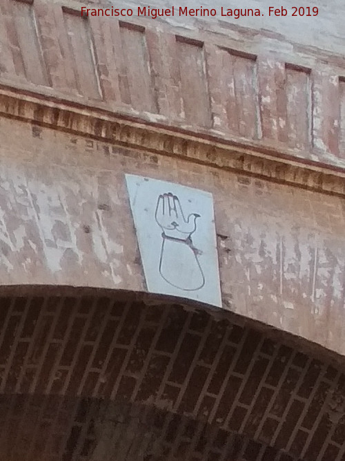 Alhambra. Puerta de la Justicia - Alhambra. Puerta de la Justicia. Mano de Ftima