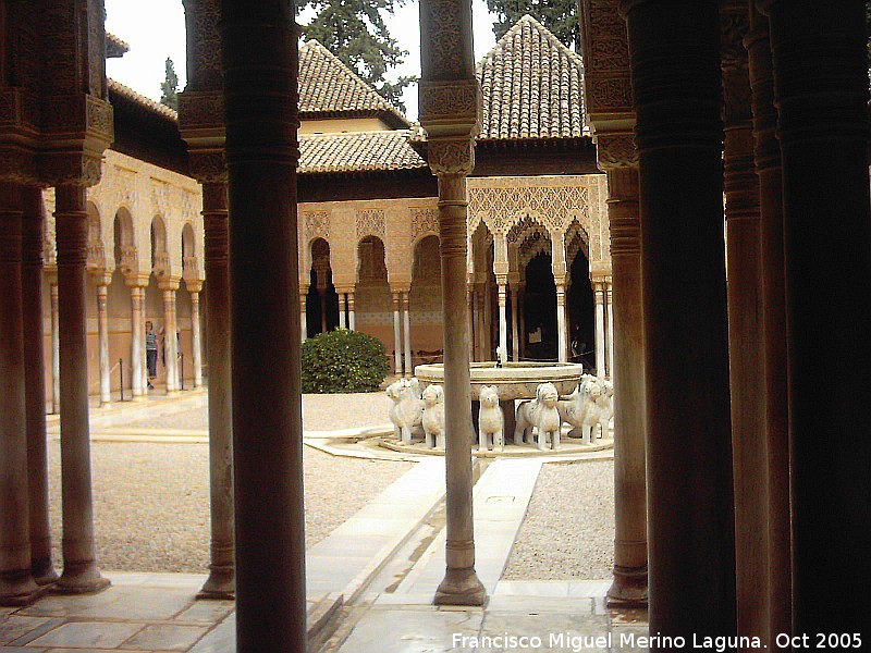 Alhambra. Patio de los Leones - Alhambra. Patio de los Leones. 