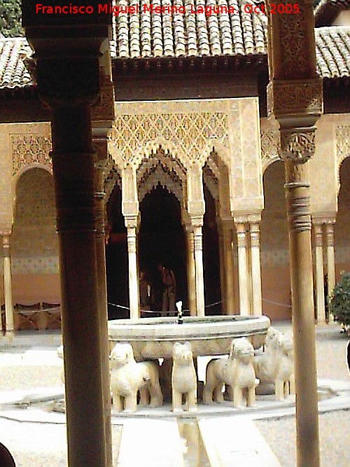 Alhambra. Fuente de los Leones - Alhambra. Fuente de los Leones. 
