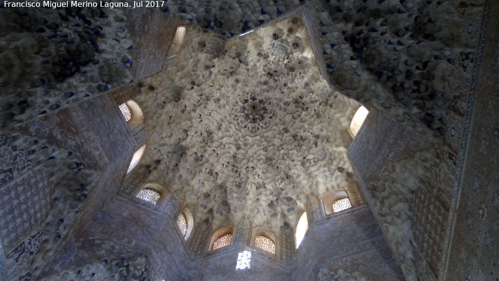 Alhambra. Sala de los Abencerrajes - Alhambra. Sala de los Abencerrajes. Cpula