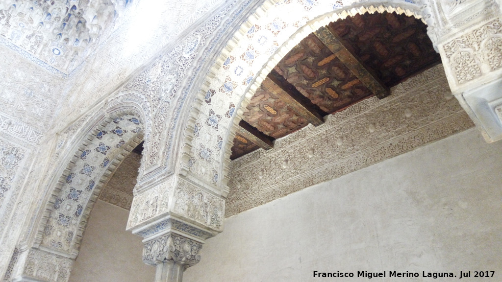 Alhambra. Sala de los Abencerrajes - Alhambra. Sala de los Abencerrajes. Arcos