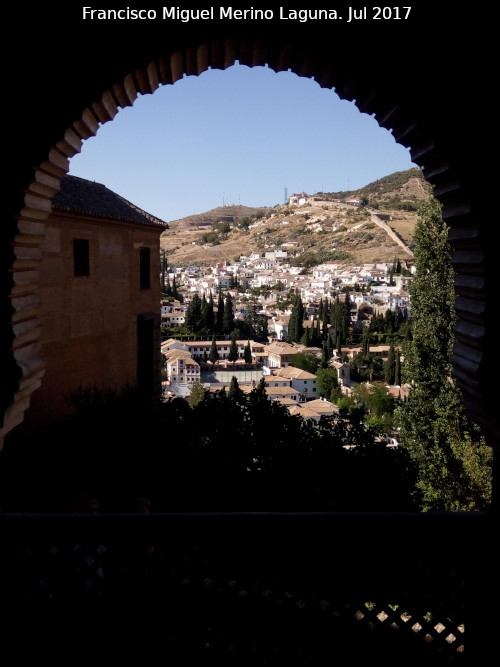 Alhambra. Sala de los Reyes - Alhambra. Sala de los Reyes. Balcn