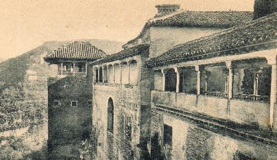 Alhambra. Torre del Peinador de la Reina - Alhambra. Torre del Peinador de la Reina. Foto antigua